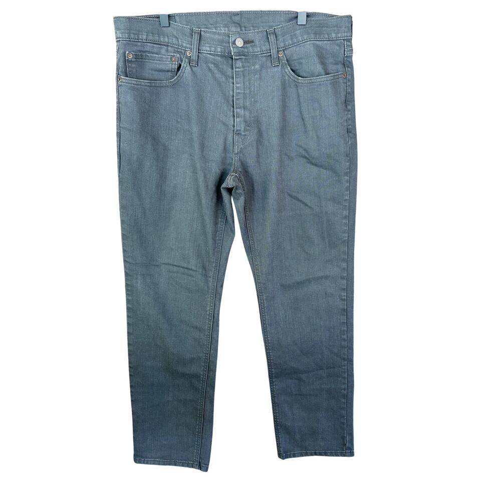 Levis Mens 541 Athletic Fit Taper Jeans 35 x 32 Gray Wash